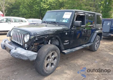 2017 Jeep Wrangler Unlimited Sahara 4X4 from USA, damaged, VIN 1C4BJWEGXHL746965